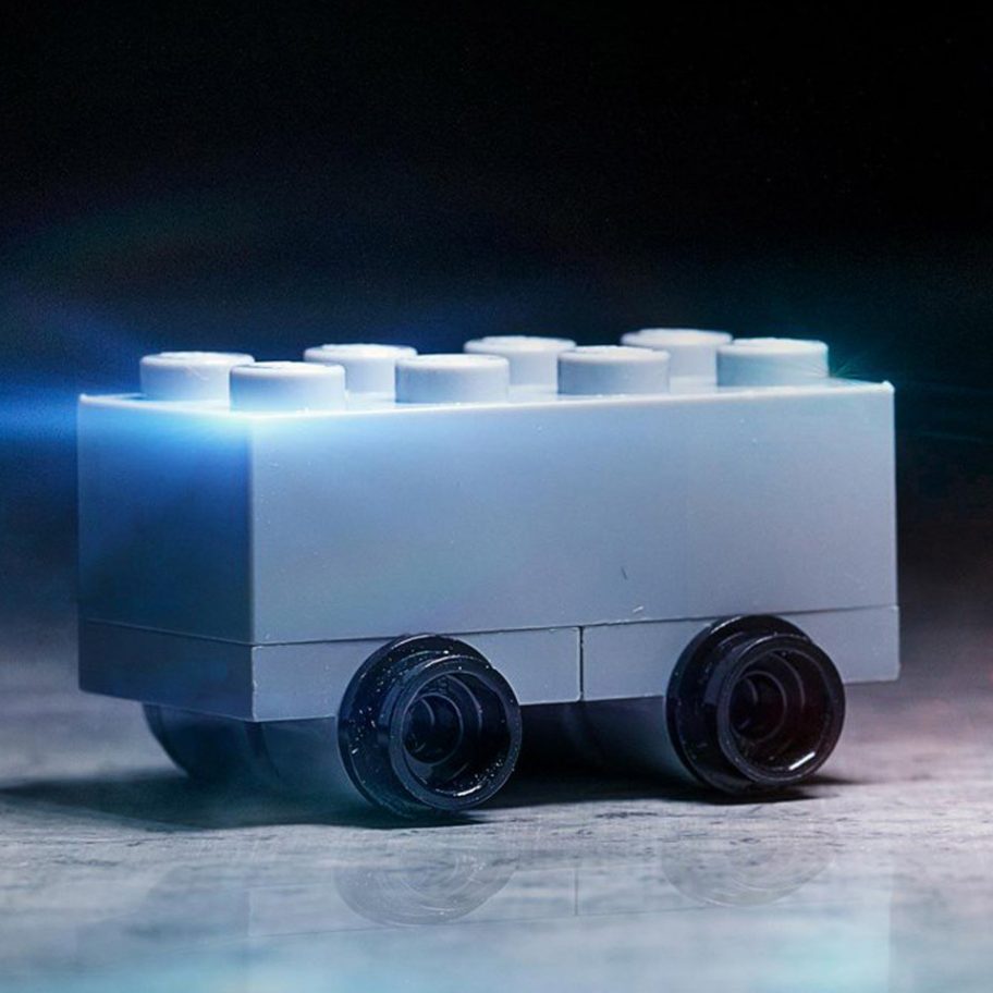 Lego model of Tesla Cybertruck