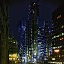 The Lloyd's building in London by Richard Rogers and Partners (now Rogers Stirk Harbour + Partners)