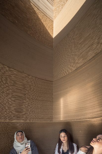 MAS Architecture Studio's wind tower keeps visitors cool without air-conditioning