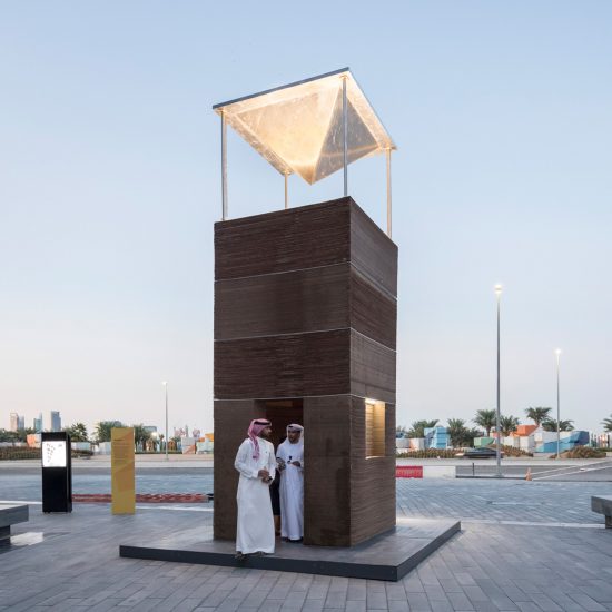 MAS Architecture Studio's wind tower keeps visitors cool without air-conditioning