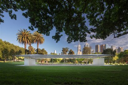 MPavilion 2019 by Glenn Murcutt in Melbourne, Australia