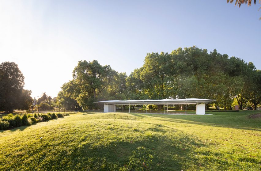MPavilion 2019 by Glenn Murcutt in Melbourne, Australia
