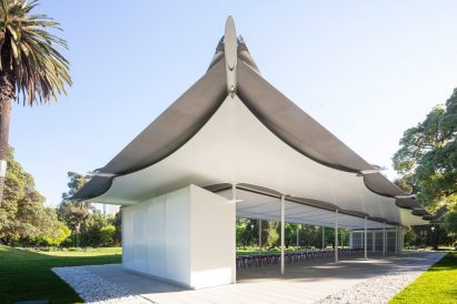 MPavilion 2019 by Glenn Murcutt in Melbourne, Australia