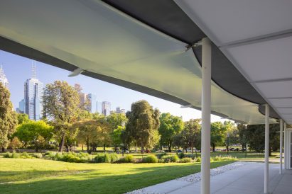 MPavilion 2019 by Glenn Murcutt in Melbourne, Australia