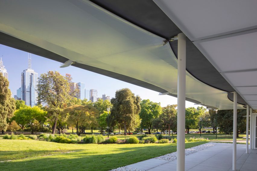 MPavilion 2019 by Glenn Murcutt in Melbourne, Australia