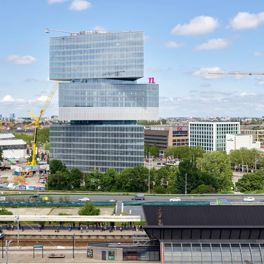 Nhow Amsterdam RAI Hotel in Amsterdam by OMA