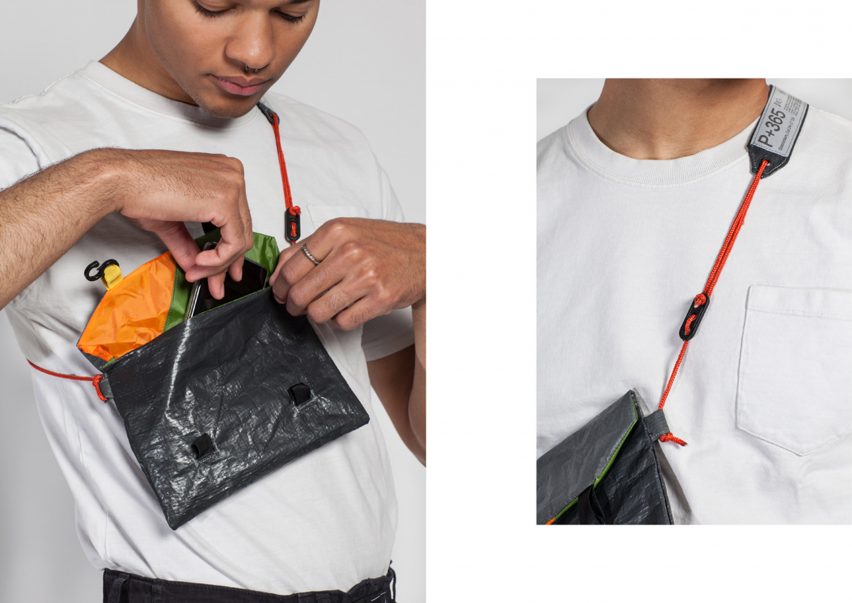 Tuo Lei designs DIY streetwear from festival tents to be kept as souvenirs