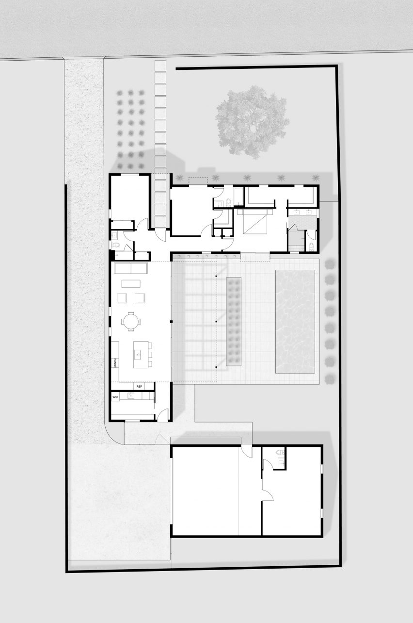 Pleats House by The Ranch Mine Plan