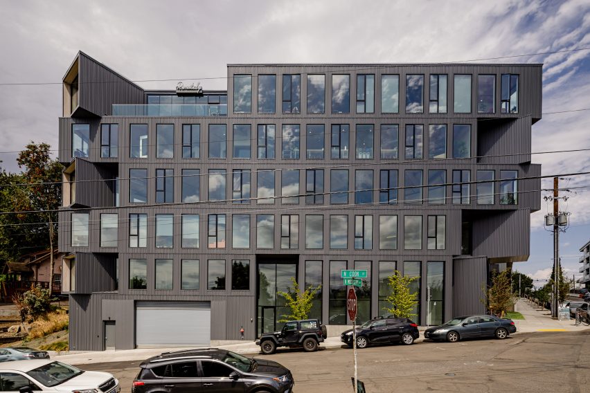 Portland Flatiron Building by Works Progress Architecture