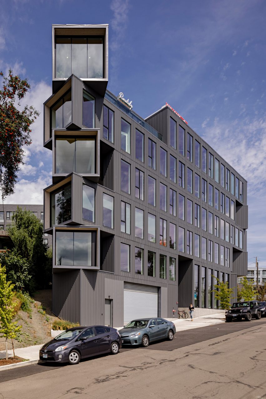 Portland Flatiron Building by Works Progress Architecture
