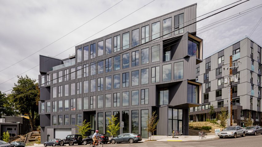 Portland Flatiron Building by Works Progress Architecture