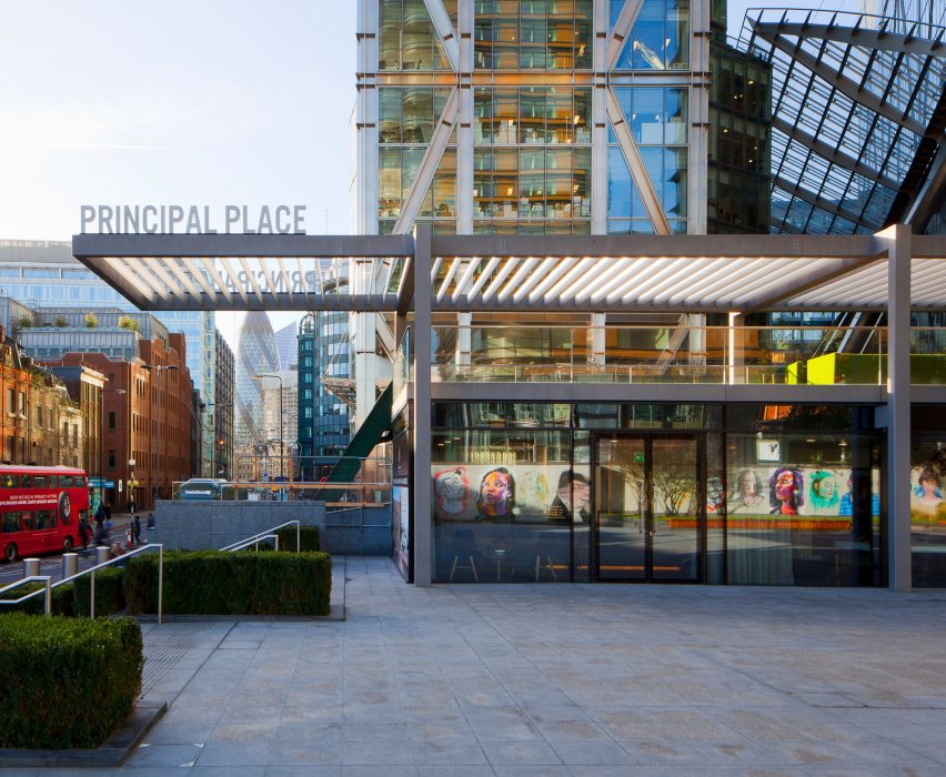 Principal Tower by Foster + Partners in Principal Place, London, UK