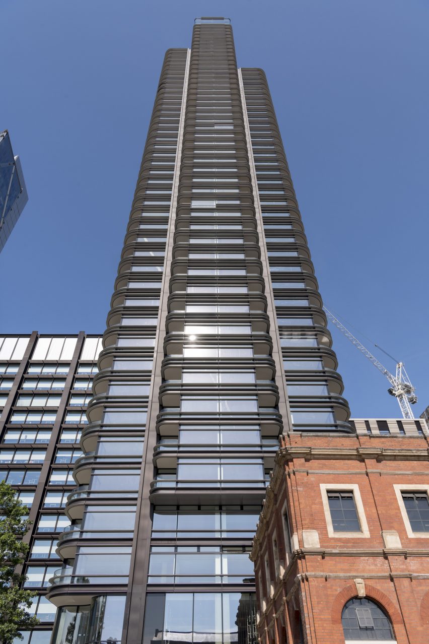 Principal Tower by Foster + Partners in Principal Place, London, UK