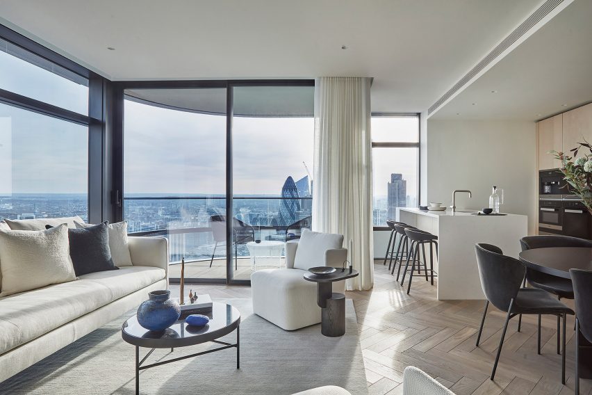 Principal Tower by Foster + Partners in Principal Place, London, UK