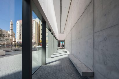 Rain Room by SpaceContinuum Design Studio and Shape Architects in Sharjah, UAE