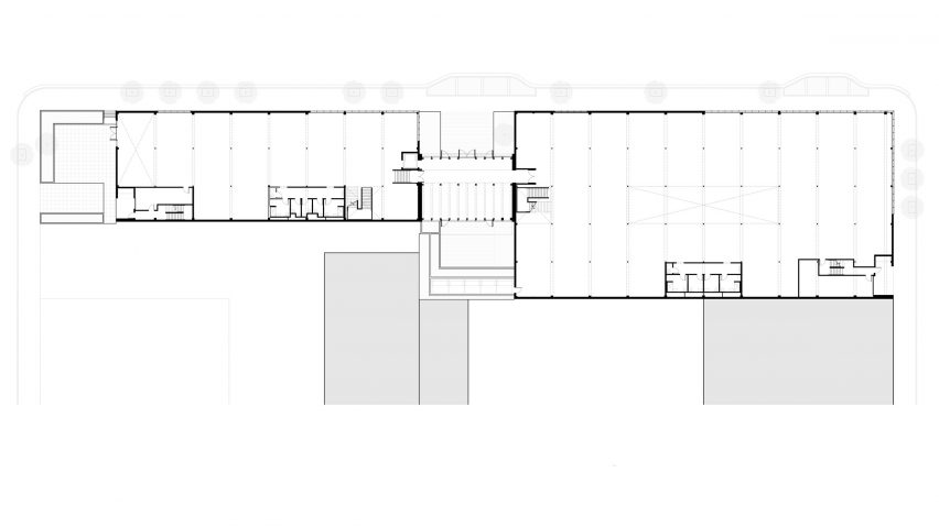 Redfox Commons by Lever Architecture Ground Floor Plan
