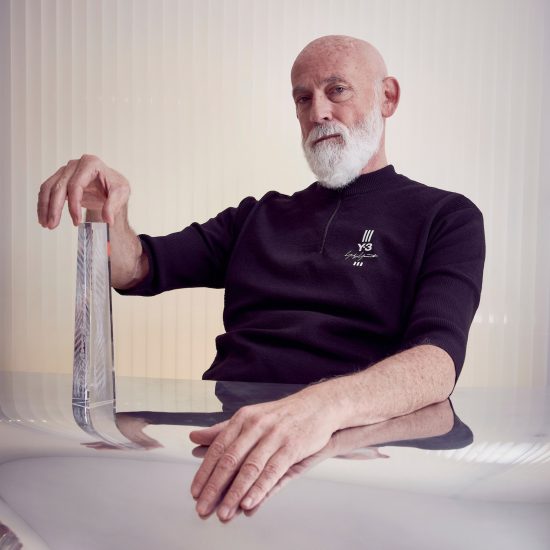 Ross Lovegrove creates crystal trophy with internal double helix for Fashion Awards 2019