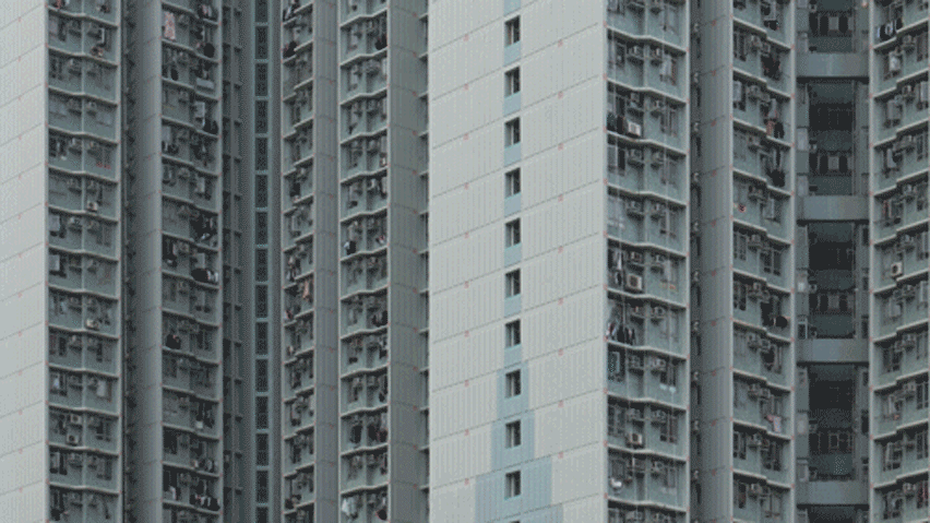 Max Hattler turns Hong Kong's high-rise housing into repetitive animations