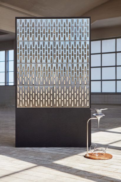 Aquatecture rain-catcher panel by Shaakira Jassat
