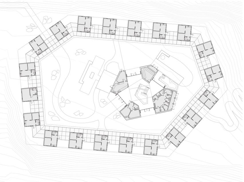 Society Hotel Bingen by Waechter Architecture Plan