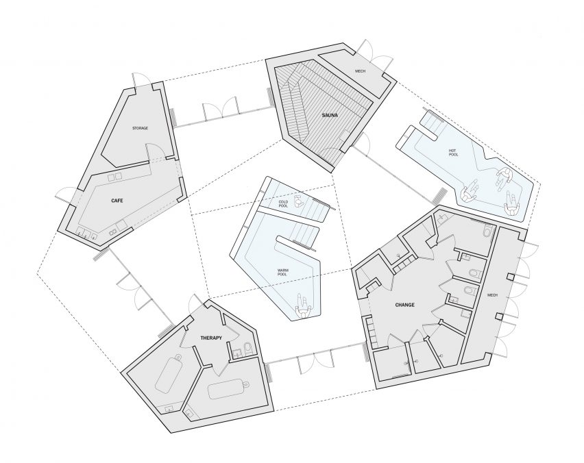 Society Hotel Bingen by Waechter Architecture Plan