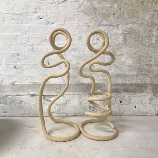 Stations clay earthenware sculptures by Madeline Hall