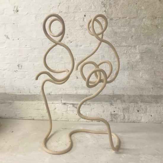Stations clay earthenware sculptures by Madeline Hall