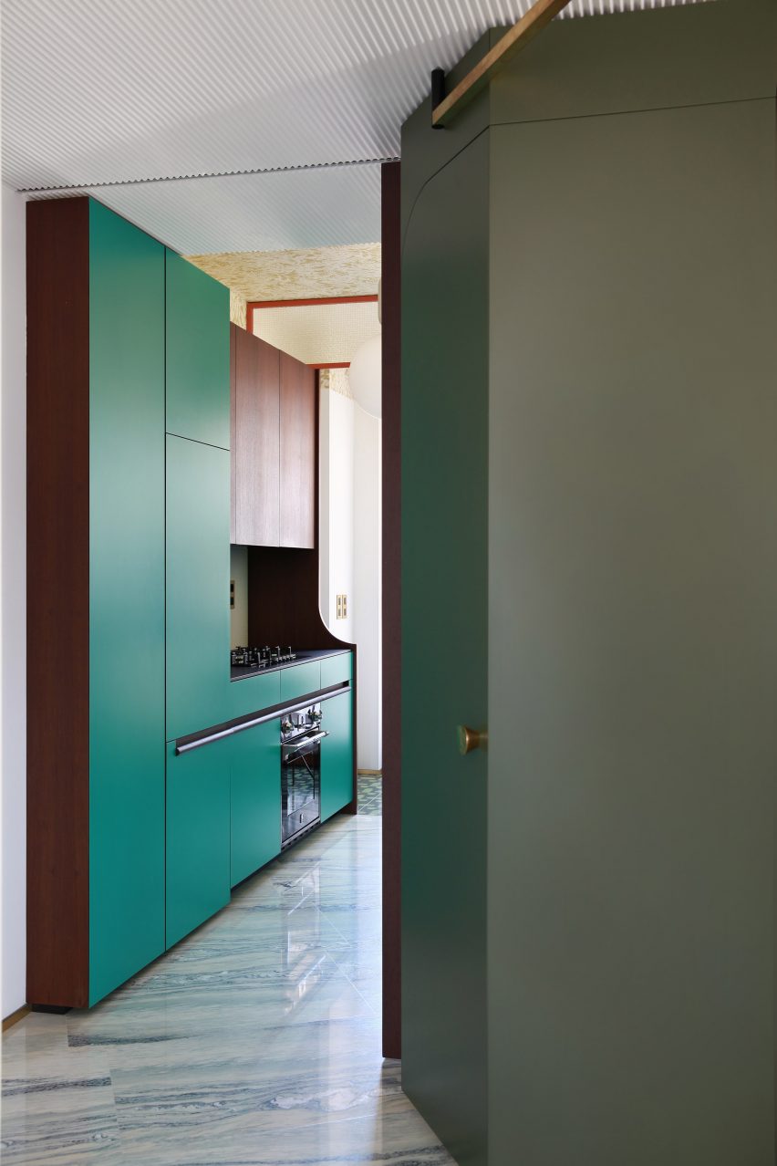 Teorema Milanese apartment, designed by Marcante Testa
