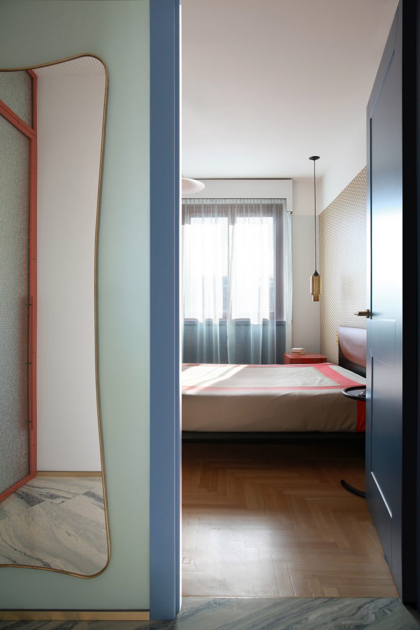 Teorema Milanese apartment, designed by Marcante Testa