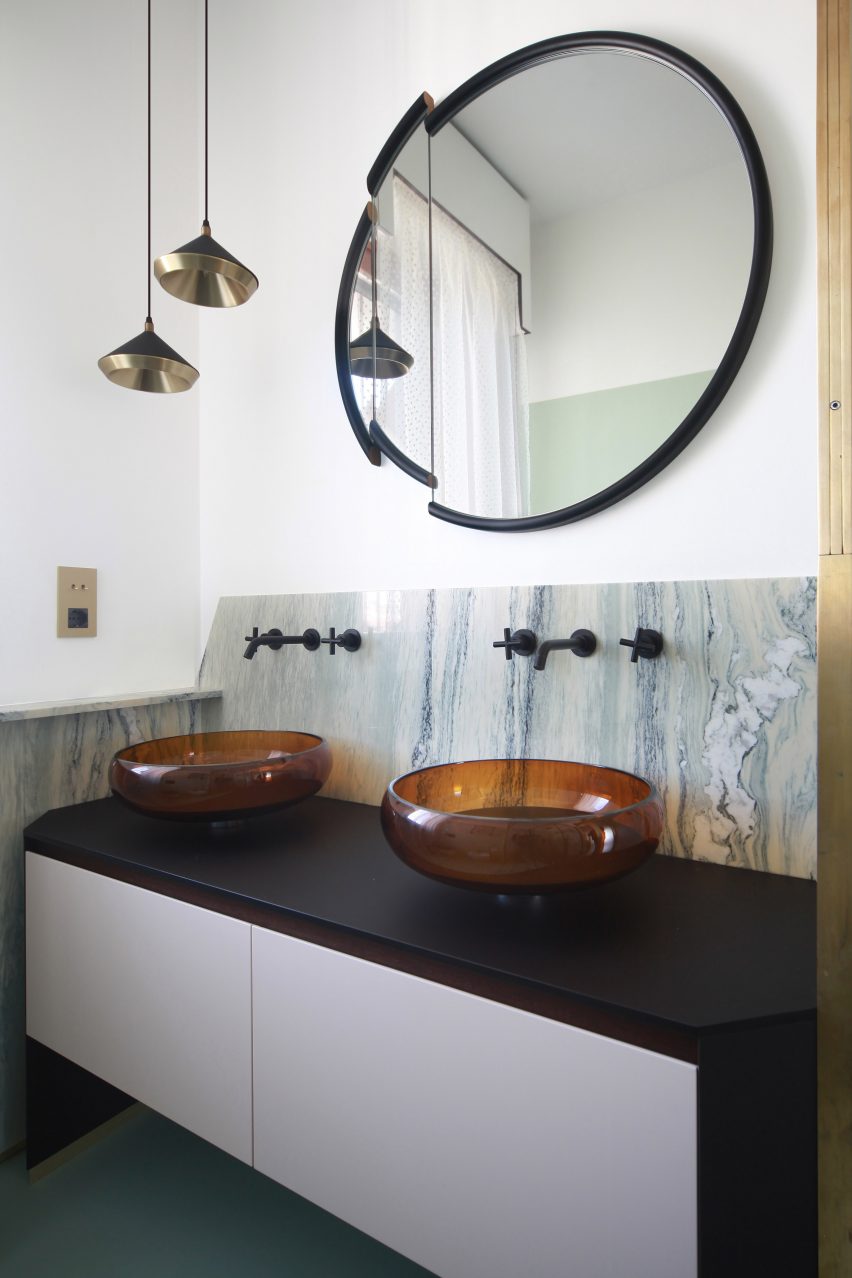 Teorema Milanese apartment, designed by Marcante Testa