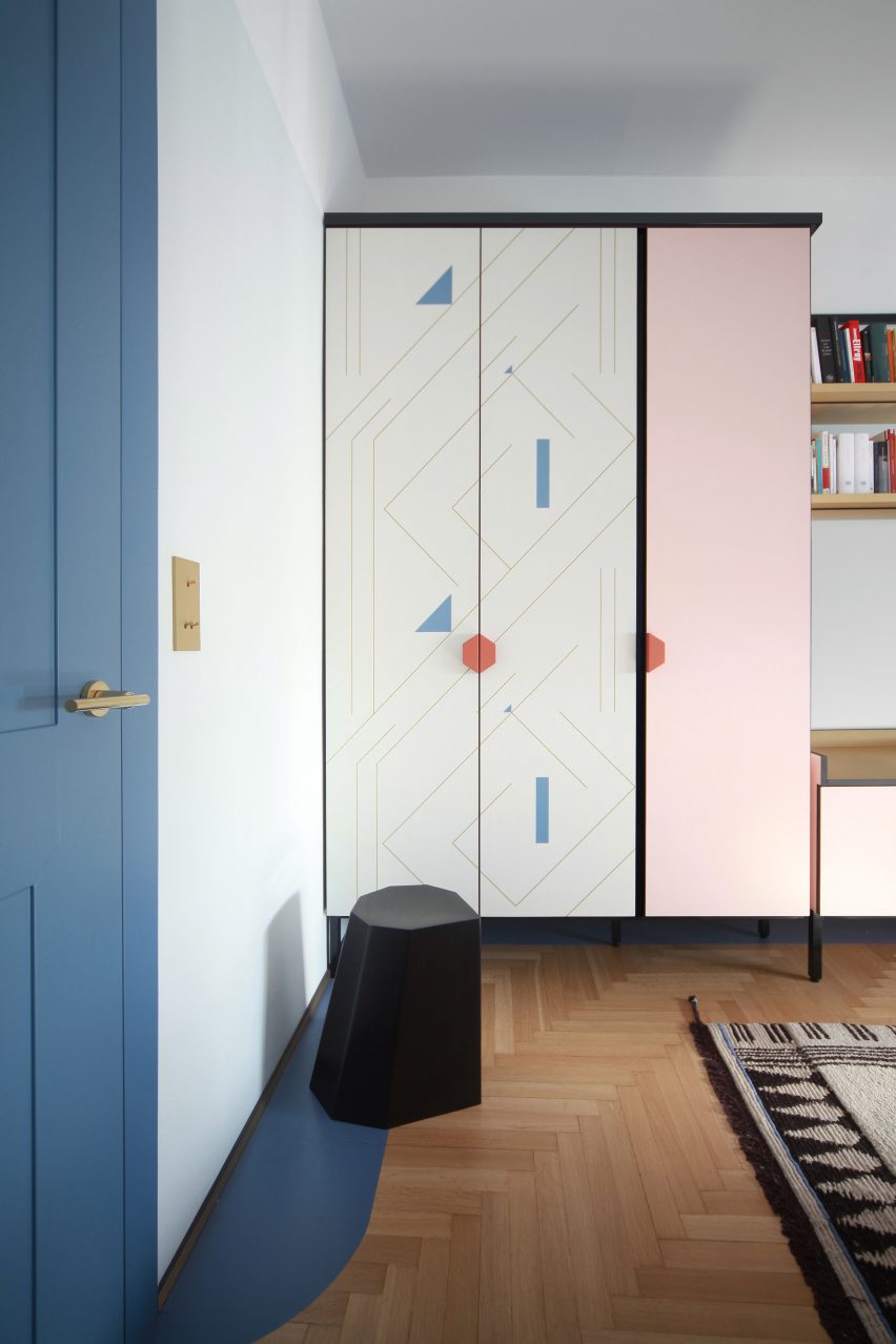 Teorema Milanese apartment, designed by Marcante Testa