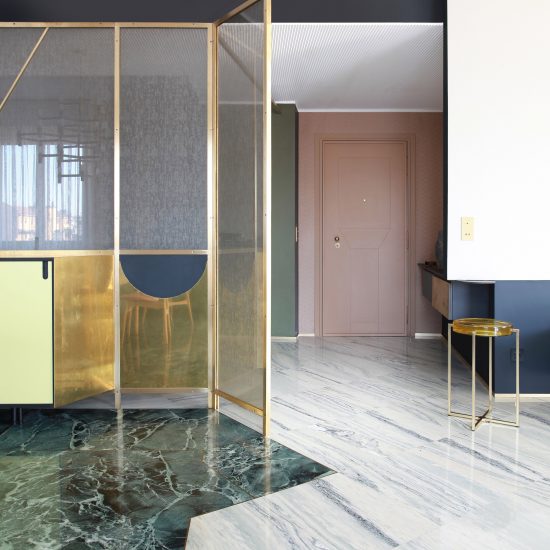Teorema Milanese apartment, designed by Marcante Testa