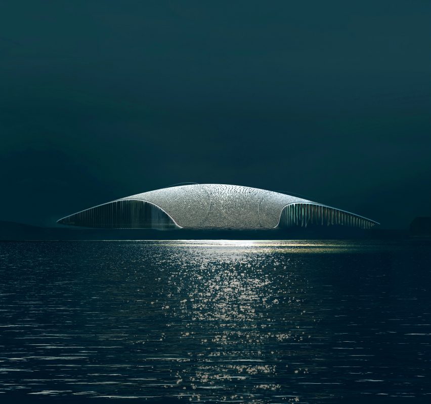 The Whale by Dortre Mandrup in Andenes, Norway