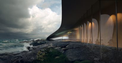 The Whale by Dortre Mandrup in Andenes, Norway