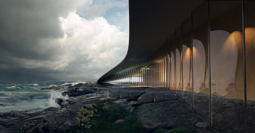 The Whale by Dortre Mandrup in Andenes, Norway