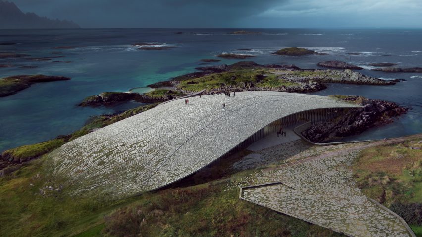 The Whale by Dortre Mandrup in Andenes, Norway