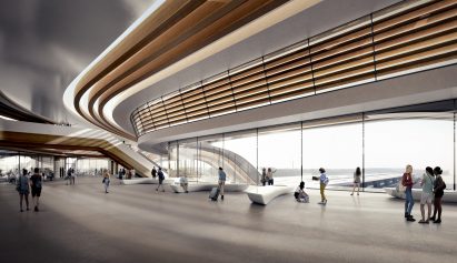 Ülemiste terminal by Zaha Hadid Architects and Esplan