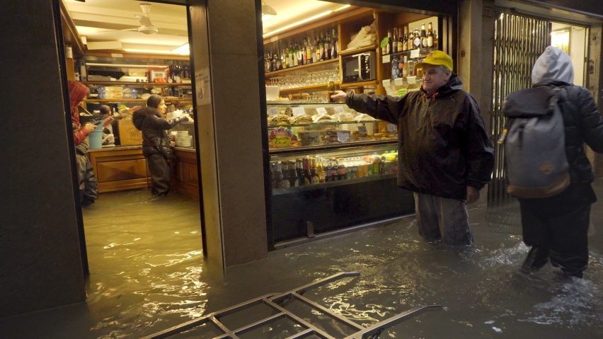 Homo Urbanus by Bêka & Lemoine shows flooded shops in Venice