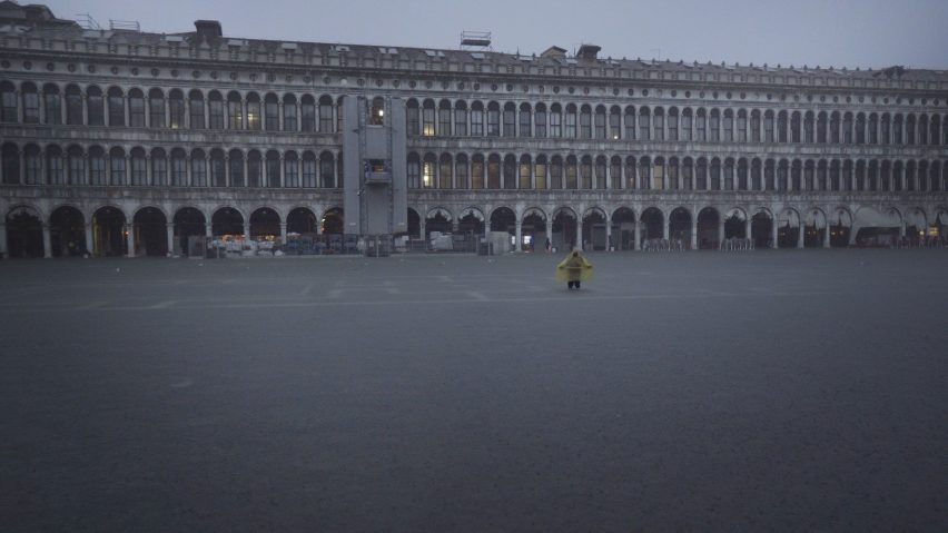 Homo Urbanus by Bêka & Lemoine shows flooding in St Mark's Square in Venice