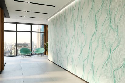 Woven Image creates acoustic panels with patterns generated by animated algorithms