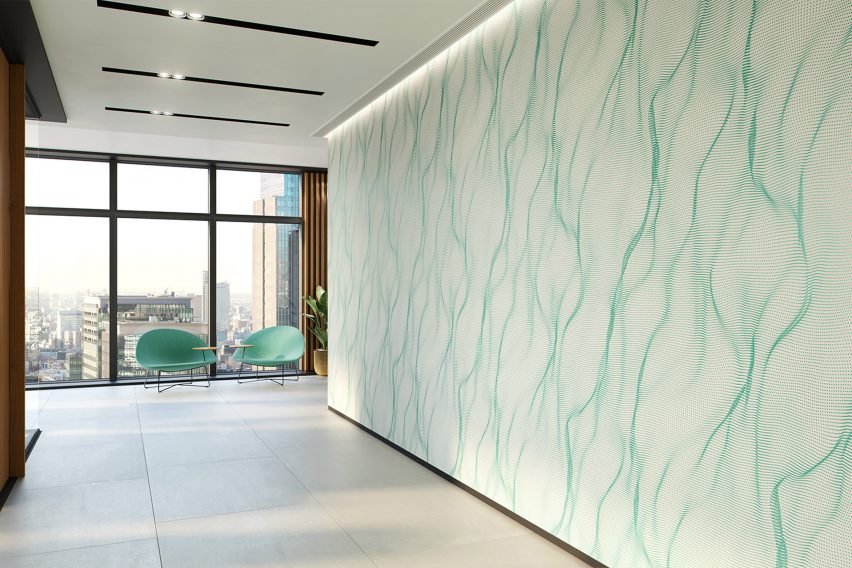 Woven Image creates acoustic panels with patterns generated by animated algorithms