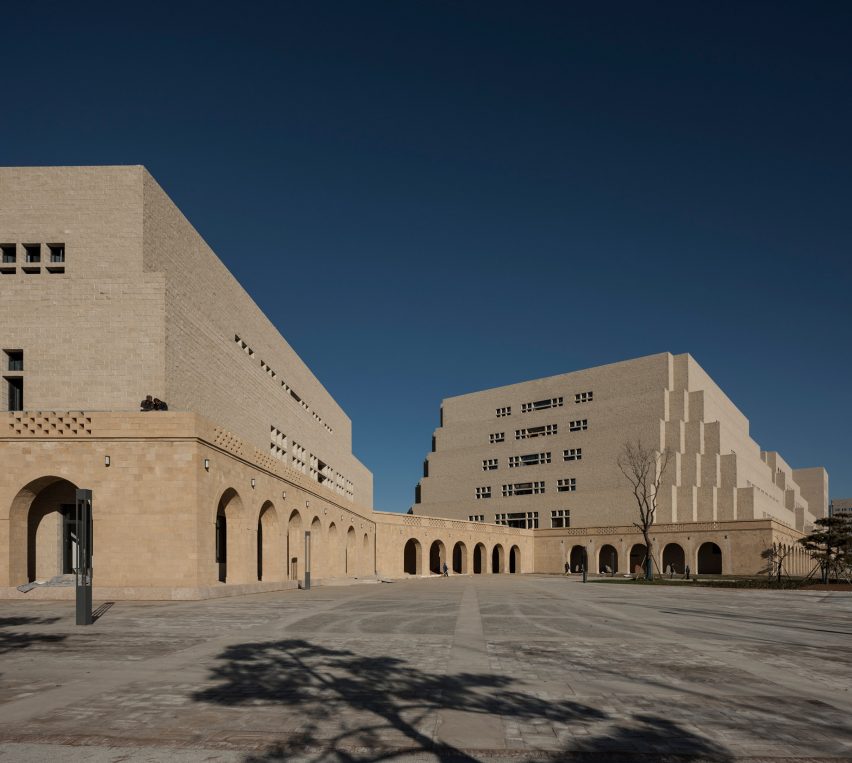Yan'an University campus building by Architectural Design and Research Institute of Tsinghua University, China