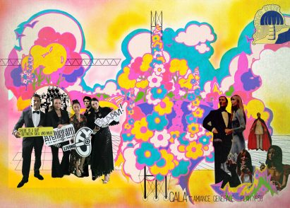 Design Trust gala 2019 designed by Archigram