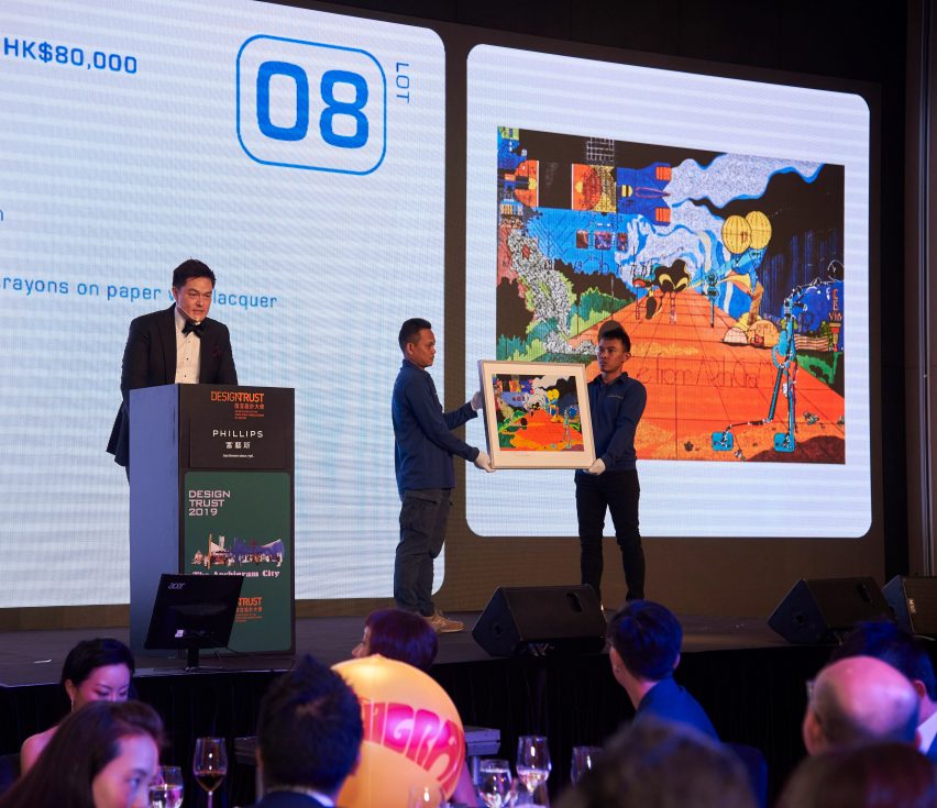 Design Trust gala 2019 designed by Archigram