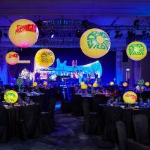 Design Trust gala 2019 designed by Archigram