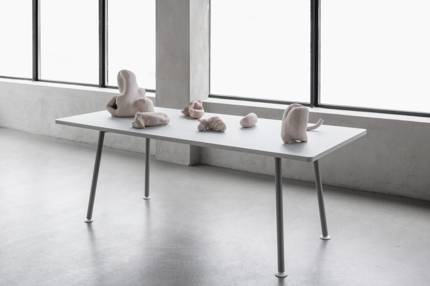 Alien Autopsy ceramics by Åsa Stenerhag