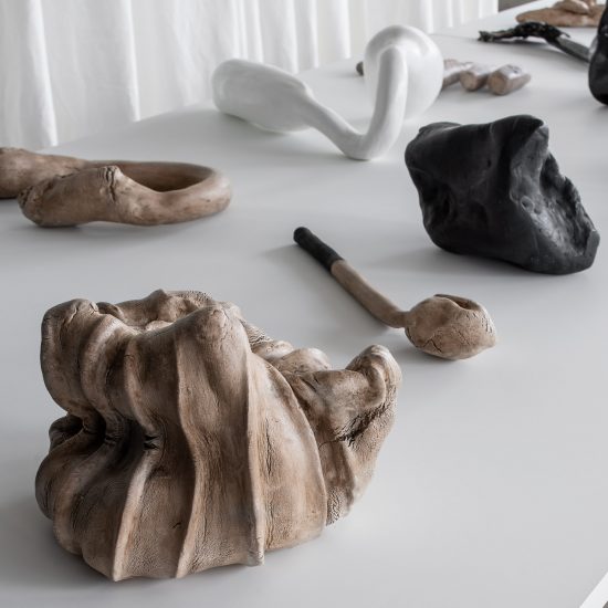 Alien Autopsy ceramics by Åsa Stenerhag