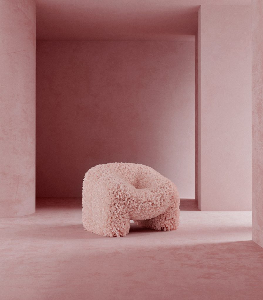 Andrés Reisinger turns Insta-famous CGI render into real chair
