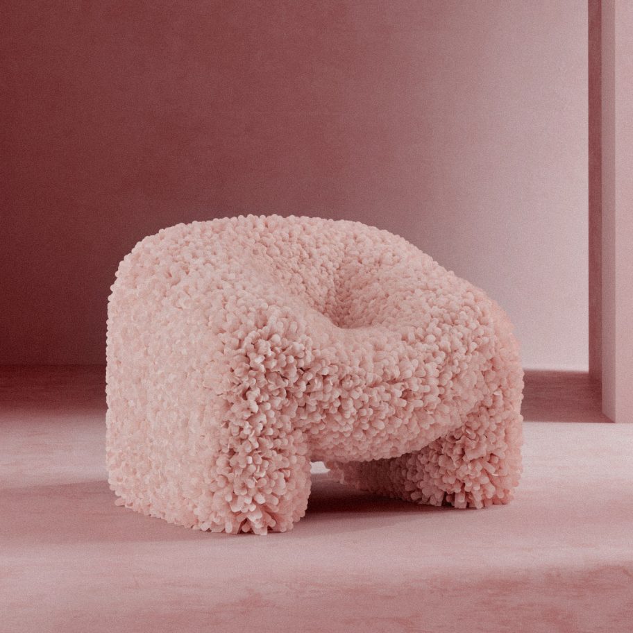 Andrés Reisinger turns Insta-famous CGI render into real chair