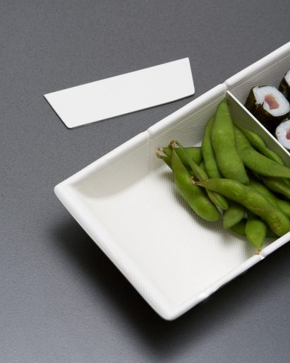 Anna Piasek makes Bento-style cellulose packaging for takeaway food